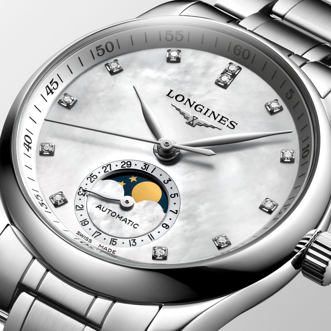 LONGINES – DE LONGINES MASTER COLLECTIE MOONPHASE – L2.409.4.87.6
