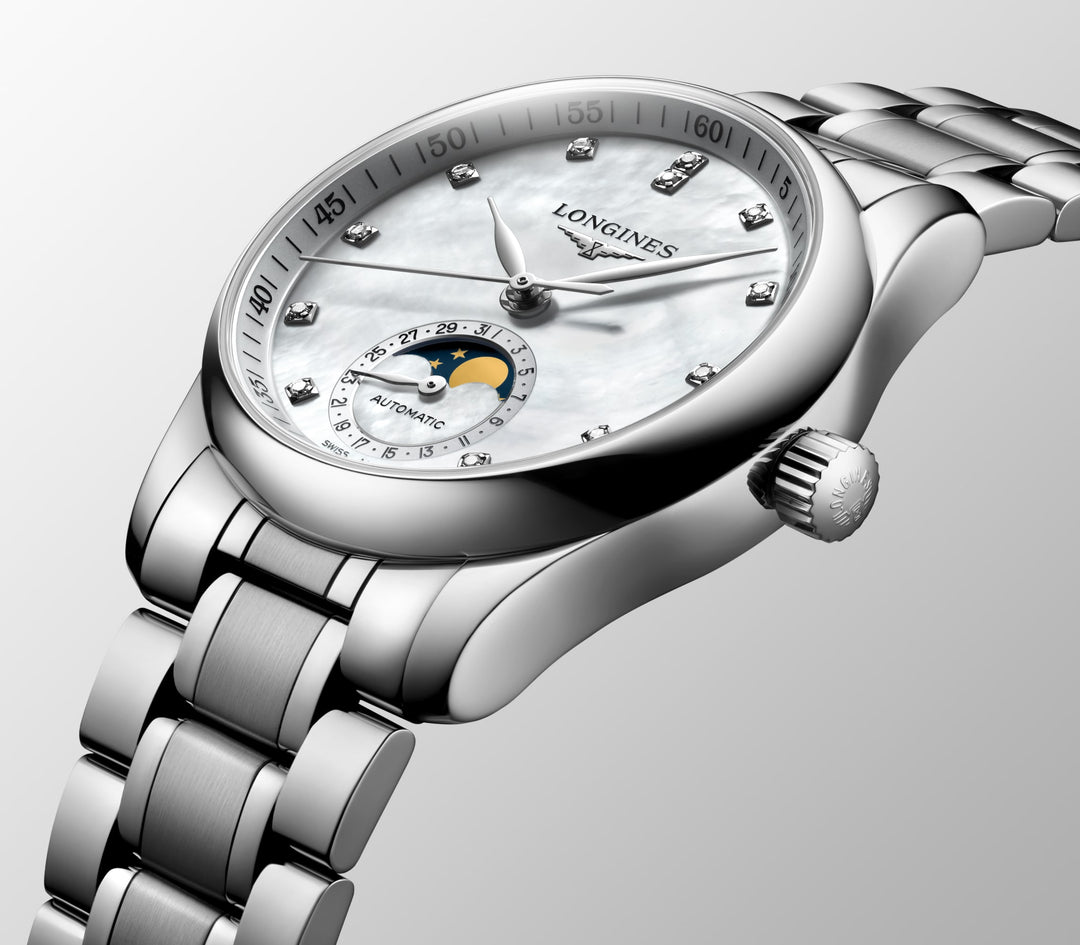 LONGINES – DE LONGINES MASTER COLLECTIE MOONPHASE – L2.409.4.87.6
