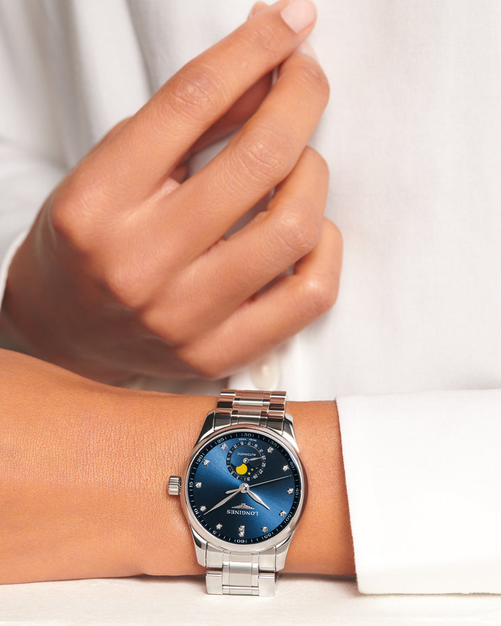 LONGINES – DE LONGINES MASTER COLLECTIE MOONPHASE – L2.409.4.97.6