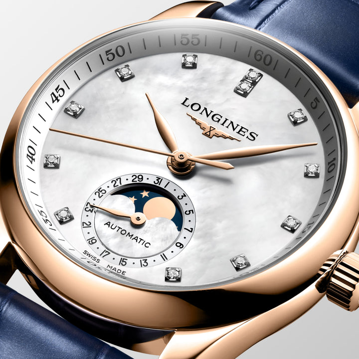 LONGINES – DE LONGINES MASTER COLLECTIE MOONPHASE – L2.409.8.87.2