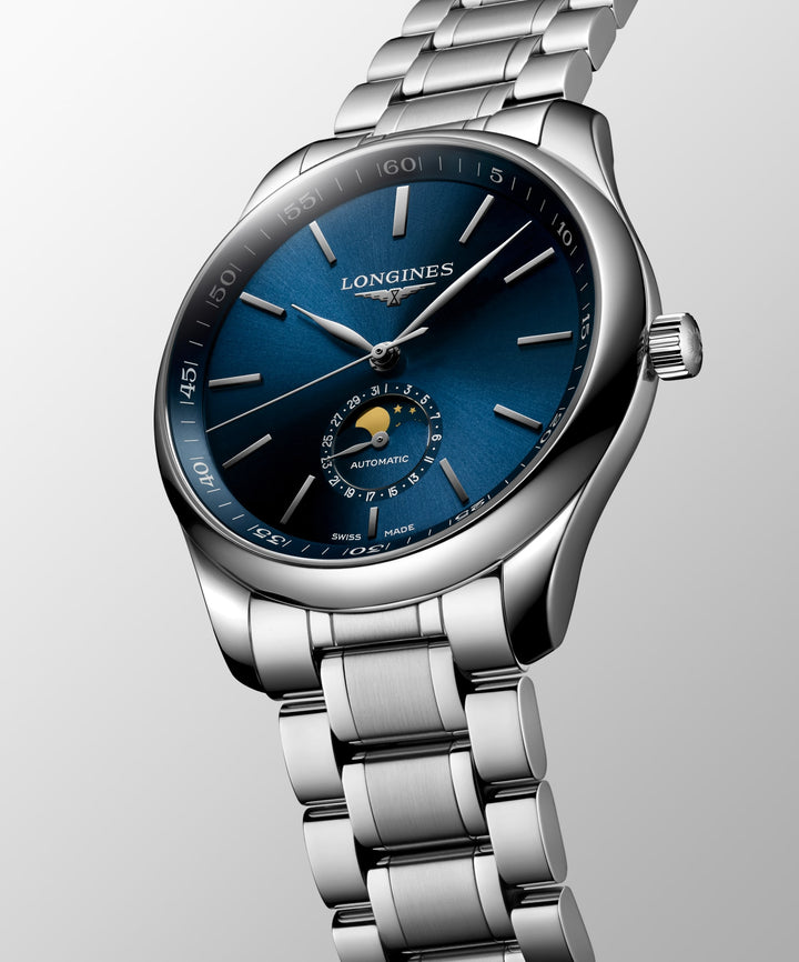 LONGINES – DE LONGINES MASTER COLLECTIE MOONPHASE – L2.919.4.92.6