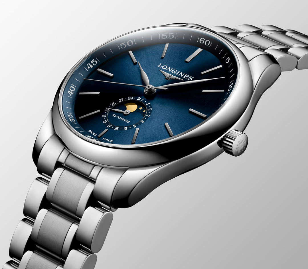 LONGINES – DE LONGINES MASTER COLLECTIE MOONPHASE – L2.919.4.92.6