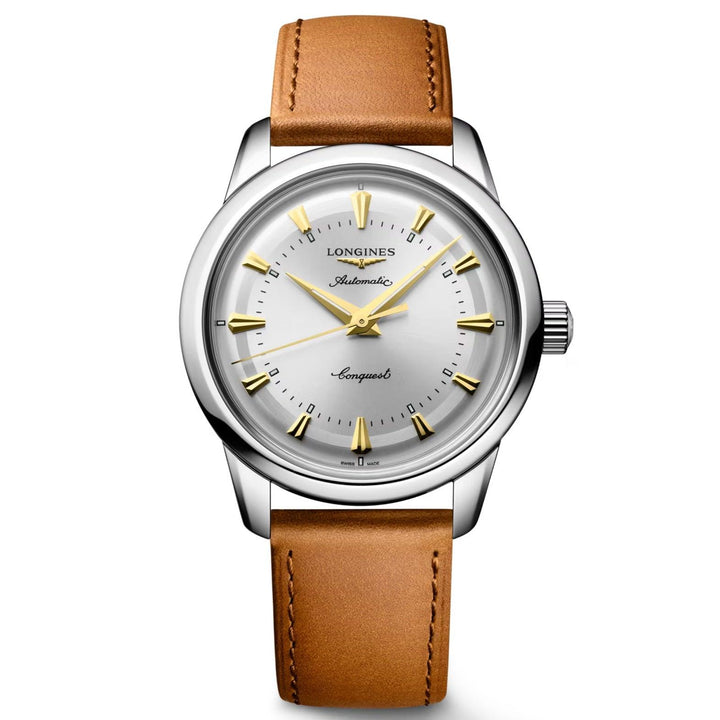 Longines Conquest Heritage watch 38mm silver automatic steel L1.649.4.72.2 - Capodagli 1937