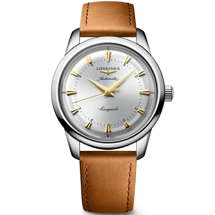 Longines Conquest Heritage watch 40mm silver automatic steel L1.650.4.72.2 - Capodagli 1937