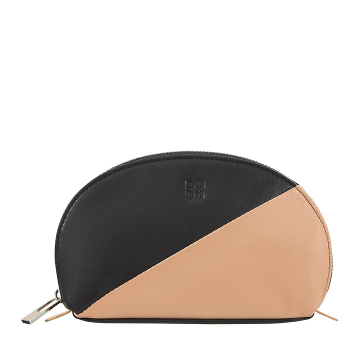 DUDU Mini-clutch voor leren tas, reismake-uptas, kleine make-uptas met ritssluiting voor portemonnee, kleurrijk ontwerp