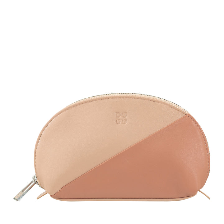 DUDU Mini-clutch voor leren tas, reismake-uptas, kleine make-uptas met ritssluiting voor portemonnee, kleurrijk ontwerp