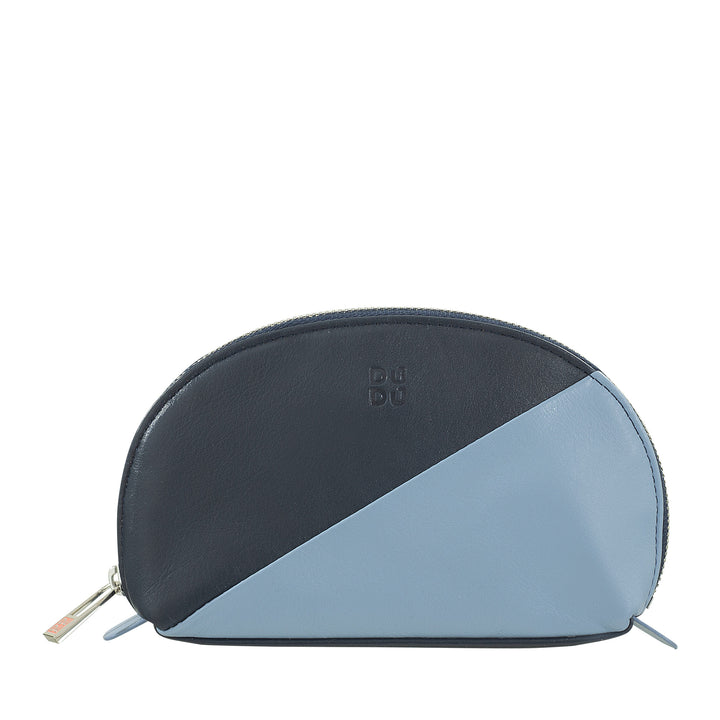 DUDU Mini-clutch voor leren tas, reismake-uptas, kleine make-uptas met ritssluiting voor portemonnee, kleurrijk ontwerp