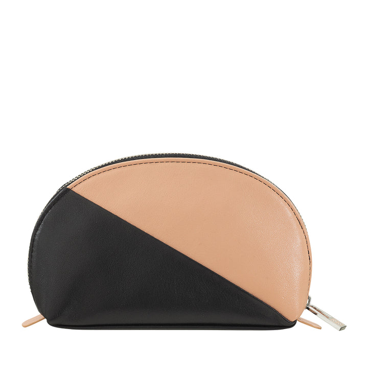 DUDU Mini-clutch voor leren tas, reismake-uptas, kleine make-uptas met ritssluiting voor portemonnee, kleurrijk ontwerp
