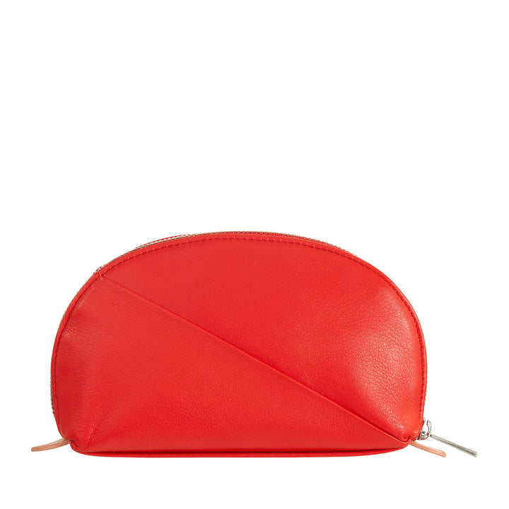 DUDU Mini-clutch voor leren tas, reismake-uptas, kleine make-uptas met ritssluiting voor portemonnee, kleurrijk ontwerp