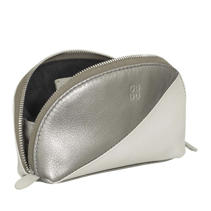 DUDU Mini-clutch voor leren tas, reismake-uptas, kleine make-uptas met ritssluiting voor portemonnee, kleurrijk ontwerp