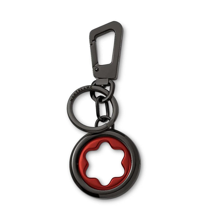 Montblanc sleutelhanger Spinning Emblem Bk/Rd 131107 - Capodagli 1937