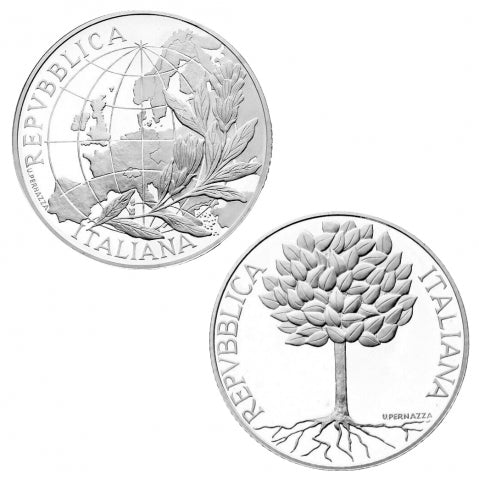 Zilveren munten € 5 € 10 Het Europa van de volkeren