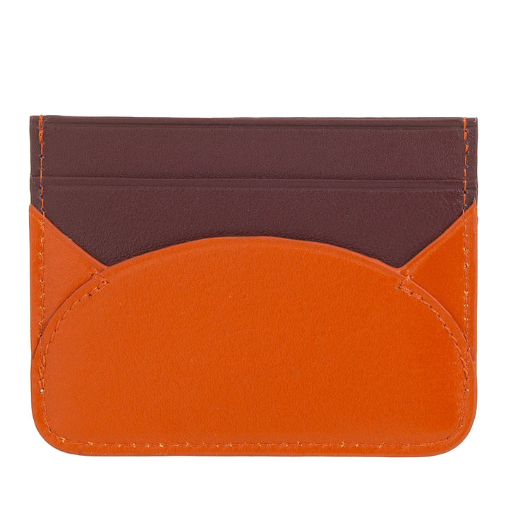 DUDU Slim Credit Card Holder in Soft Leather - Card Holder, Document Holder, Pocket Plate, Slim Design