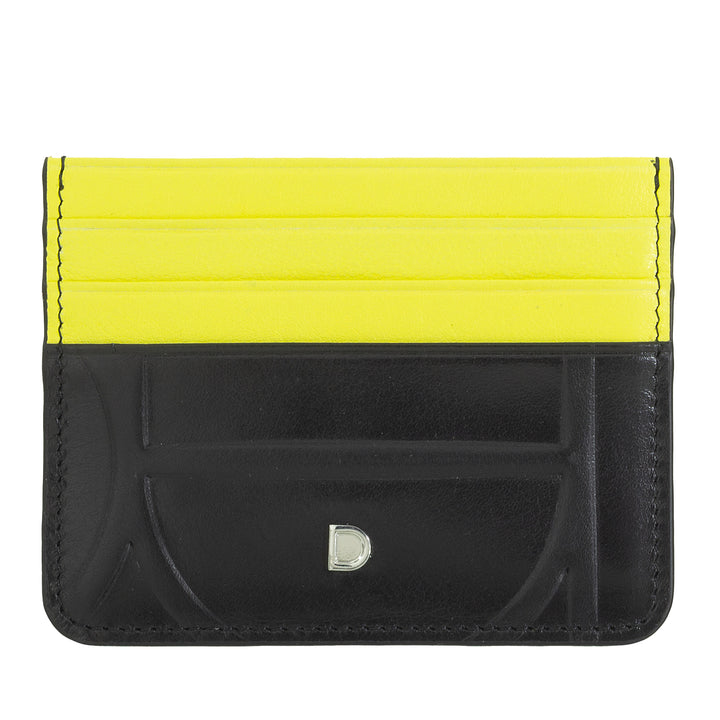 DUDU Printed Leather Credit Card Holder, Compact and Pocket-sized Slim Card Holder - Lightweight, Elegant and Functional, Perfect for Pocket or Bag