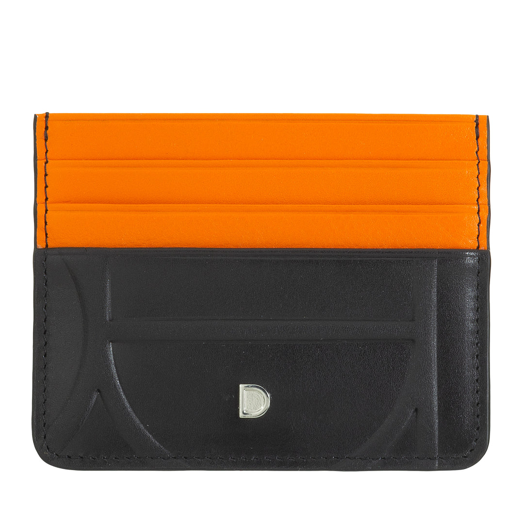 DUDU Printed Leather Credit Card Holder, Compact and Pocket-sized Slim Card Holder - Lightweight, Elegant and Functional, Perfect for Pocket or Bag