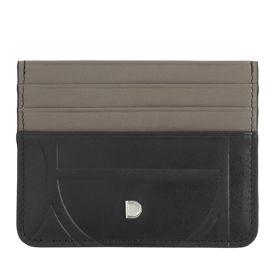 DUDU Printed Leather Credit Card Holder, Compact and Pocket-sized Slim Card Holder - Lightweight, Elegant and Functional, Perfect for Pocket or Bag