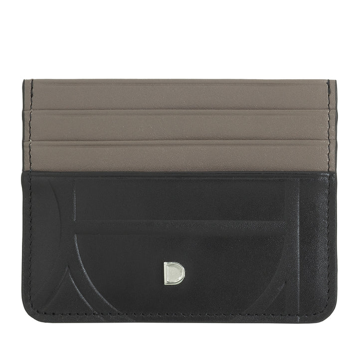 DUDU Printed Leather Credit Card Holder, Compact and Pocket-sized Slim Card Holder - Lightweight, Elegant and Functional, Perfect for Pocket or Bag