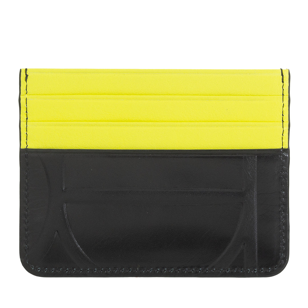 DUDU Printed Leather Credit Card Holder, Compact and Pocket-sized Slim Card Holder - Lightweight, Elegant and Functional, Perfect for Pocket or Bag