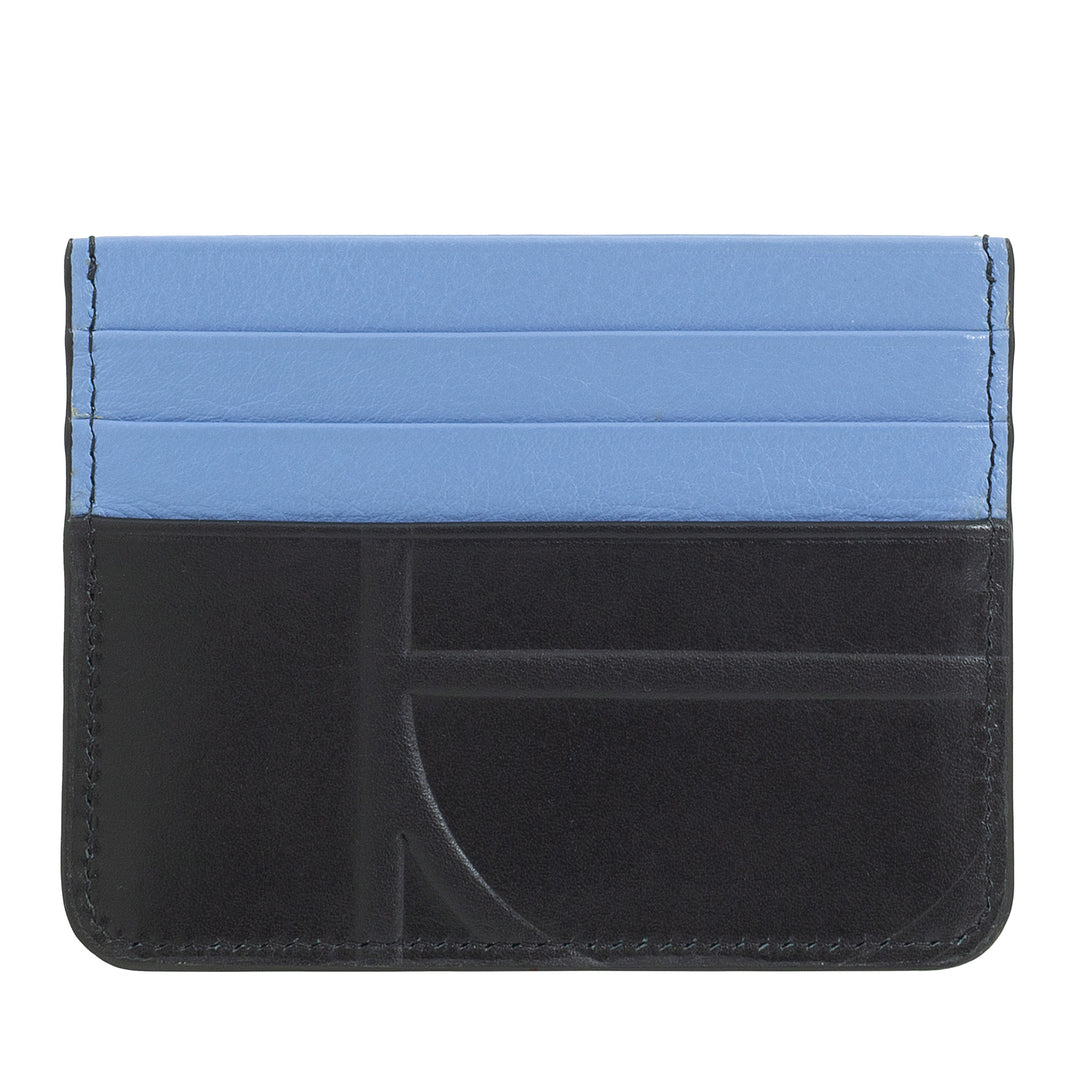 DUDU Printed Leather Credit Card Holder, Compact and Pocket-sized Slim Card Holder - Lightweight, Elegant and Functional, Perfect for Pocket or Bag