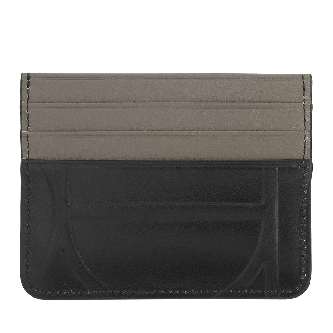 DUDU Printed Leather Credit Card Holder, Compact and Pocket-sized Slim Card Holder - Lightweight, Elegant and Functional, Perfect for Pocket or Bag