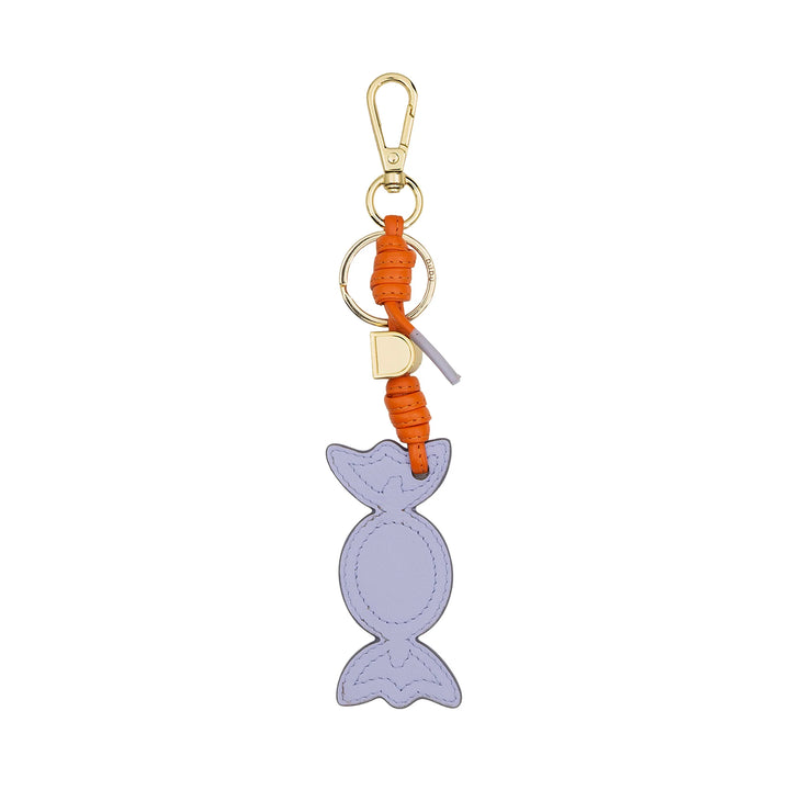 DUDU Candy Leder-Schlüsselanhänger mit Karabiner – Leder-Schlüsselanhänger für Schlüssel, Tasche oder Rucksack, originelles und farbenfrohes Accessoire