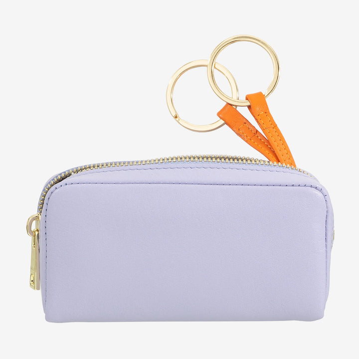 Kleurrijke unisex sleutelhanger van echt kalfsleer van DUDU