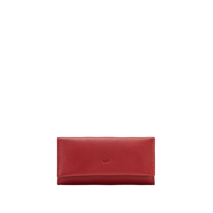 Nuvola Pelle Keyring for Men and Women in Genuine Nappa Leather with 6 Hooks, Classic Case Design