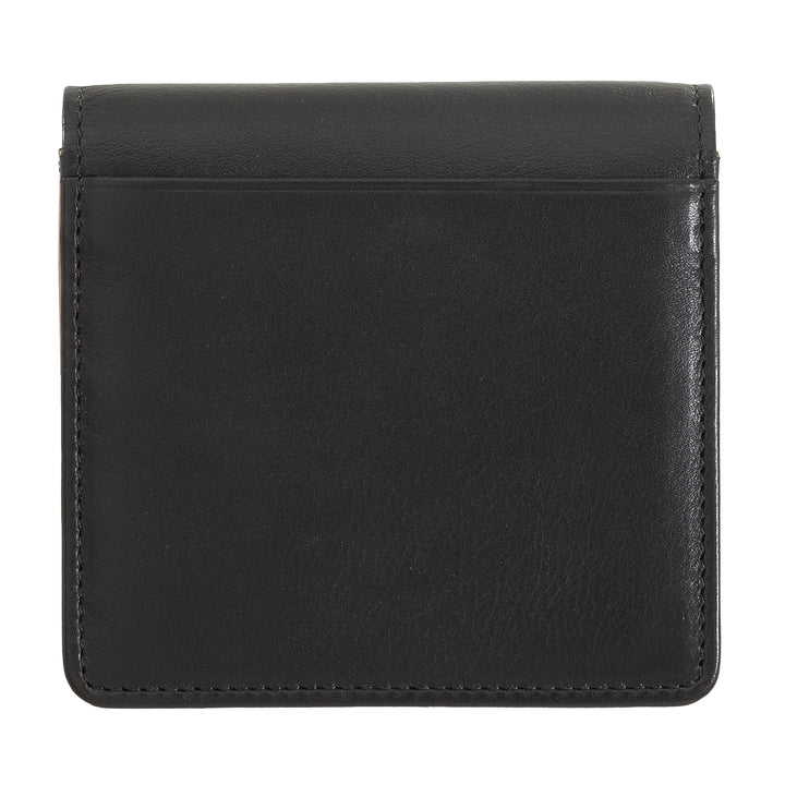 DUDU Women's Wallet Small RFID Shielded Leather Ultra Compact with Internal Zip and 8 Card Holders