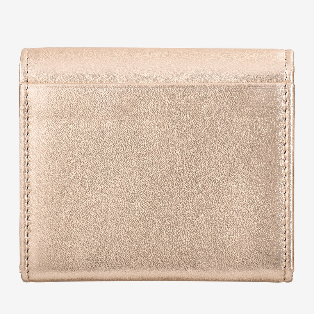 DUDU Mini slanke damesportemonnee van echt leer met portemonnee met ritssluiting, knoopsluiting, compacte gekleurde portemonnee