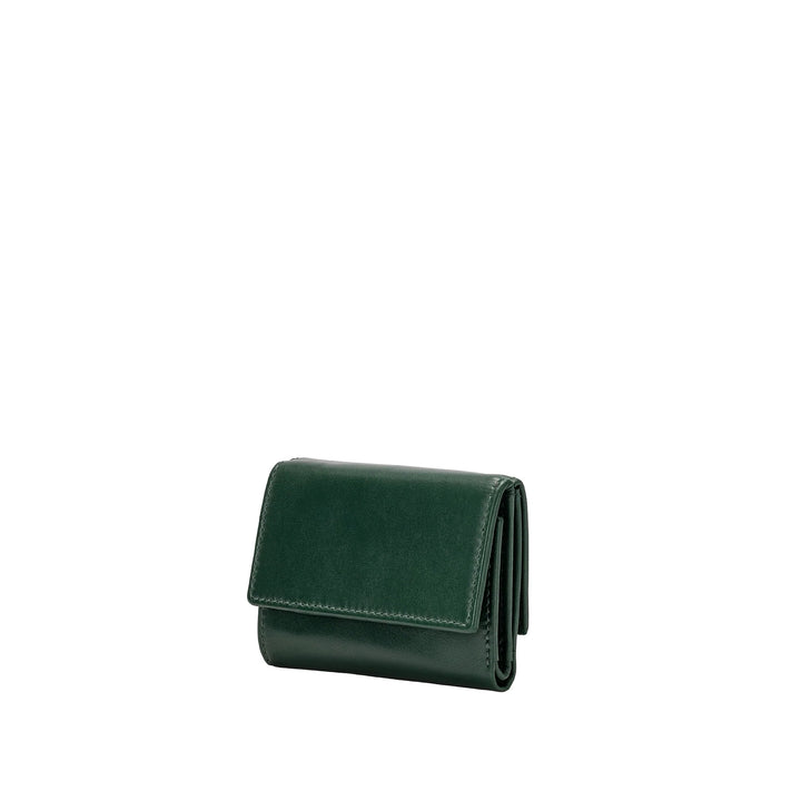 Nuvola Pelle Kleine Herrenbrieftasche aus weichem Leder mit Münzfach und Geldscheinhalter