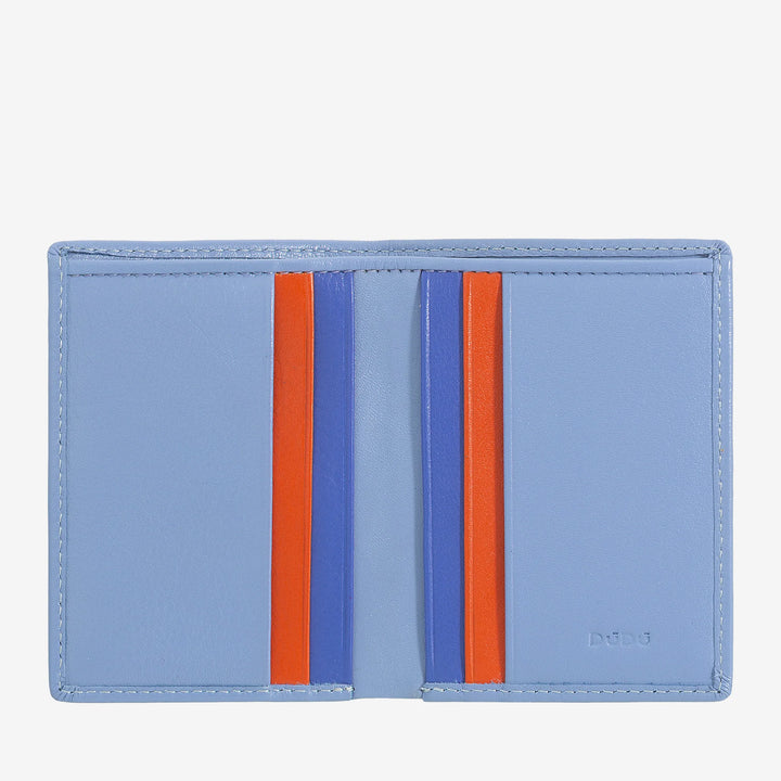DUDU Herren-Geldbörse aus Leder, schlanke Herren-Geldbörse mit Kreditkartenhalter, Geldscheinhalter, klein und kompakt, mit RFID-Schutz