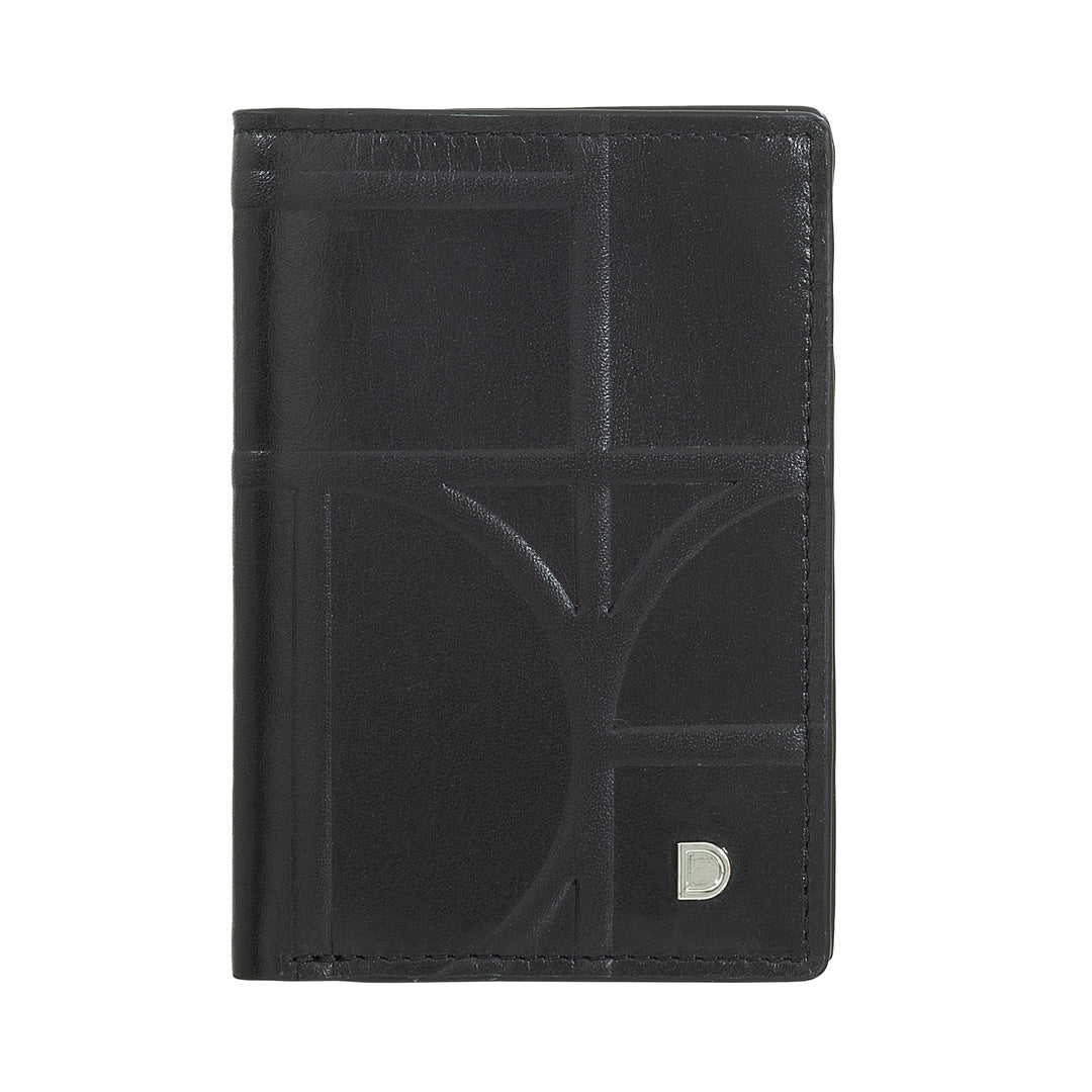 DUDU kleine leren herenportemonnee, slanke RFID-bedrukte leren herenportemonnee - compact met creditcardhouder, houder voor contant bankbiljetten, portemonnee met ritssluiting