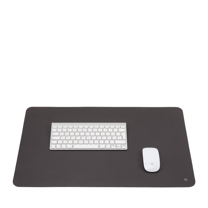 DUDU Office Desk Pad in Two-Tone Leather CM 61x40, Double-Side Rollable, Soft Non-Slip Without Seams