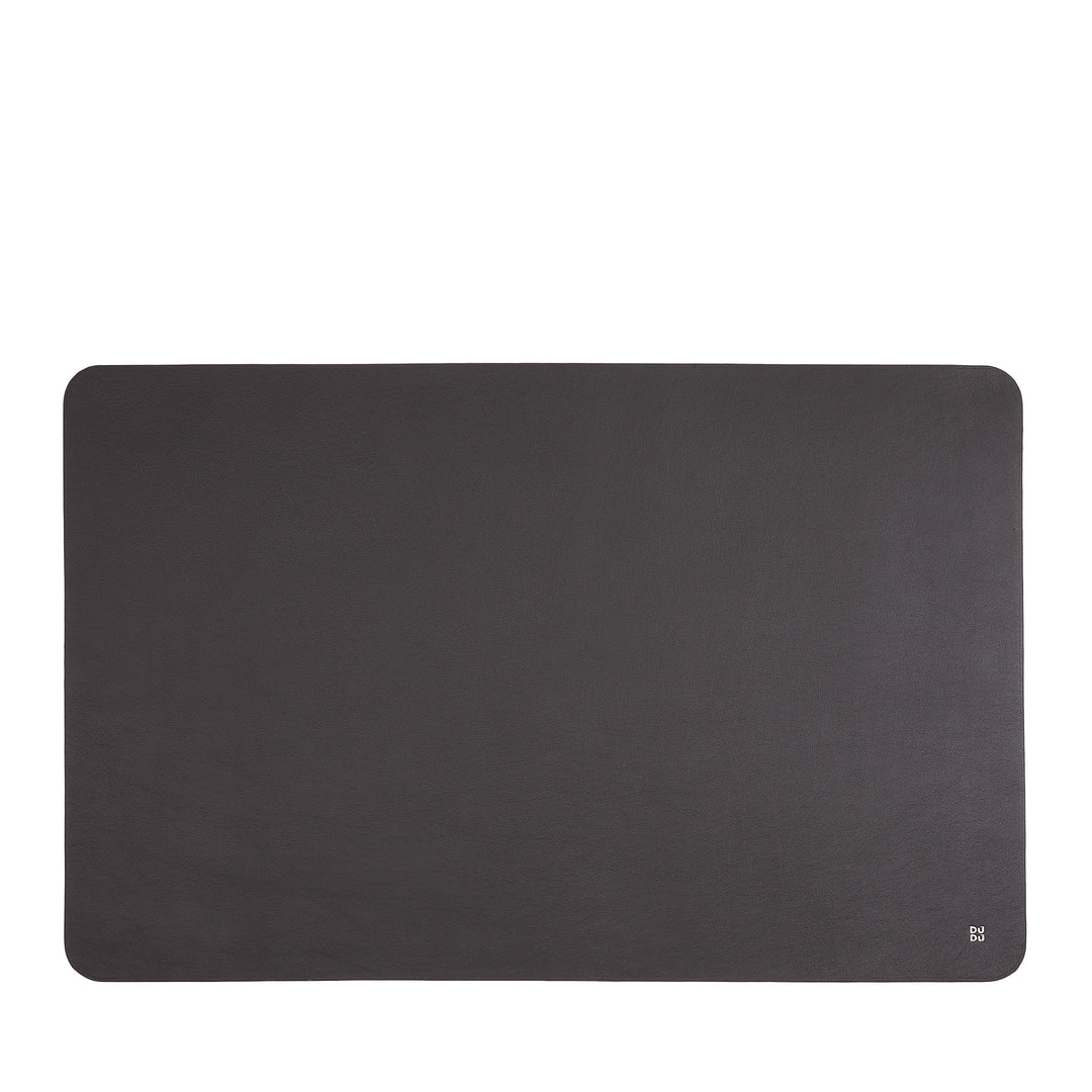 DUDU Office Desk Pad in Two-Tone Leather CM 61x40, Double-Side Rollable, Soft Non-Slip Without Seams