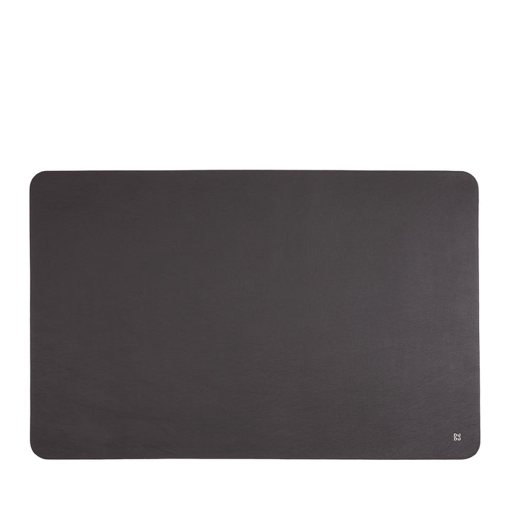 DUDU Office Desk Pad in Two-Tone Leather CM 61x40, Double-Side Rollable, Soft Non-Slip Without Seams
