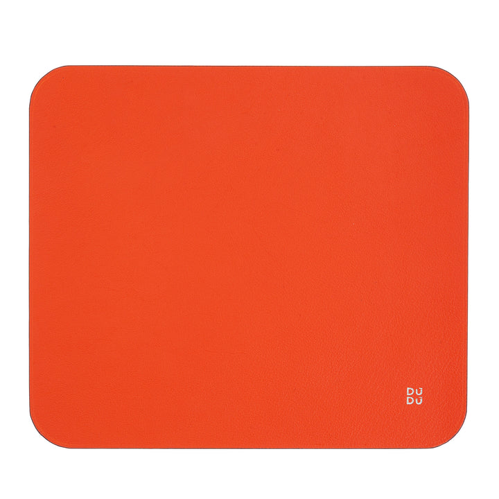 DUDU Soft Leather Mouse Mat, Thin, Design, 25x22 cm, Non-Slip, Desk Mouse Pad, Colorful