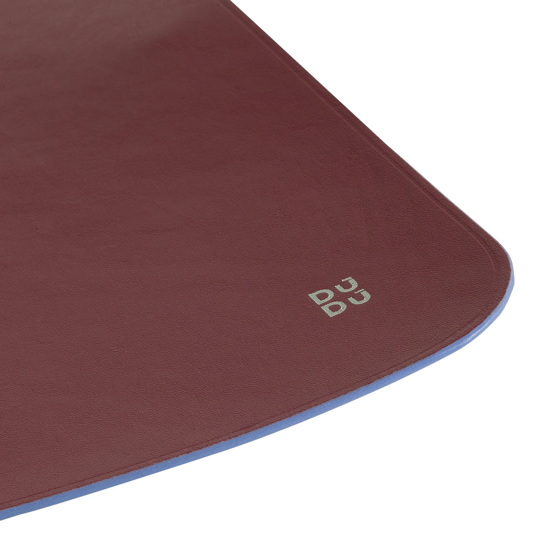 DUDU Soft Leather Mouse Mat, Thin, Design, 25x22 cm, Non-Slip, Desk Mouse Pad, Colorful