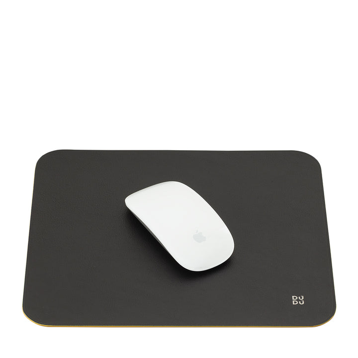 DUDU Soft Leather Mouse Mat, Thin, Design, 25x22 cm, Non-Slip, Desk Mouse Pad, Colorful