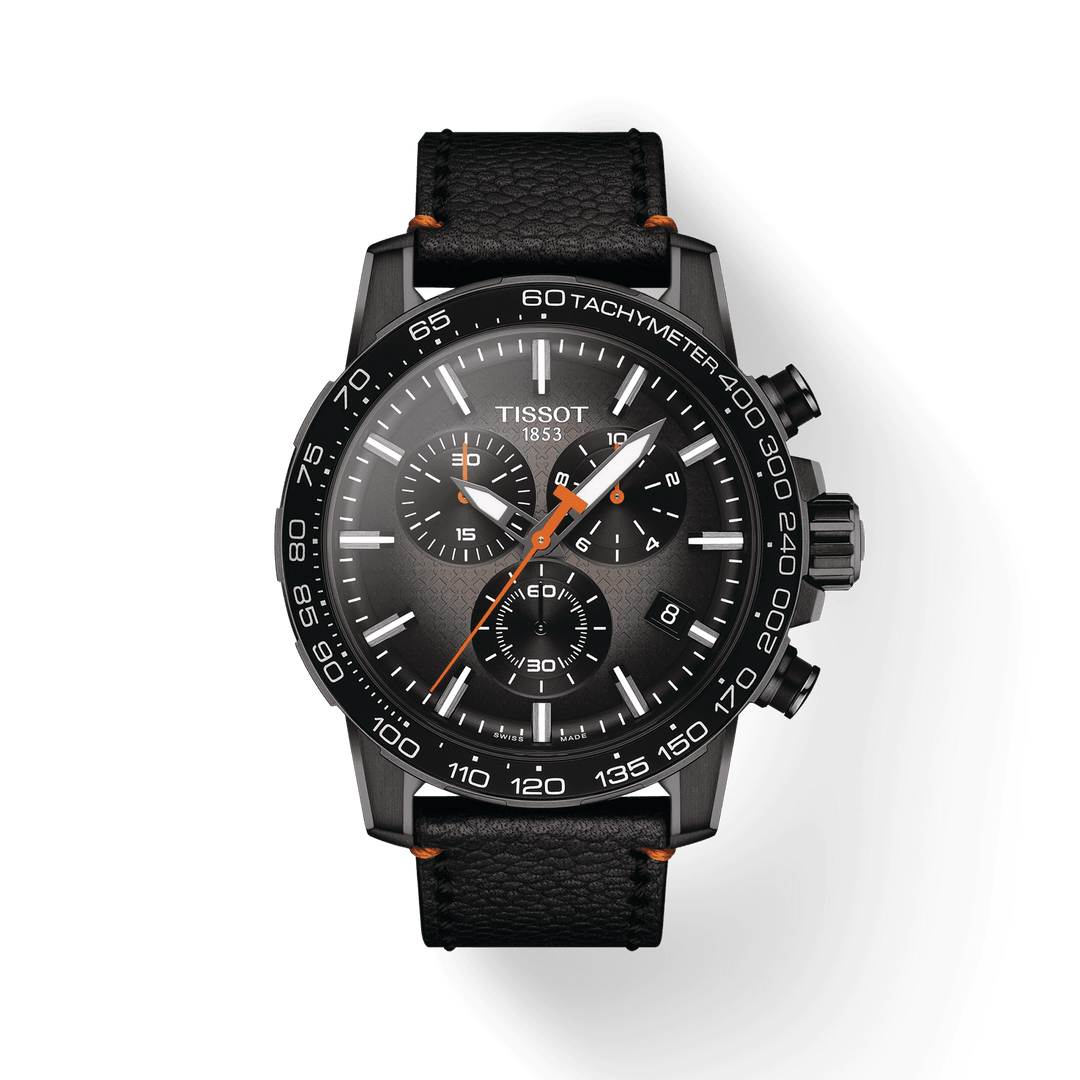 Tissot orologio Supersport Chrono Basketball Edition 45mm grigio quarzo acciaio finitura PVD nero T125.617.36.081.00 - Capodagli 1937