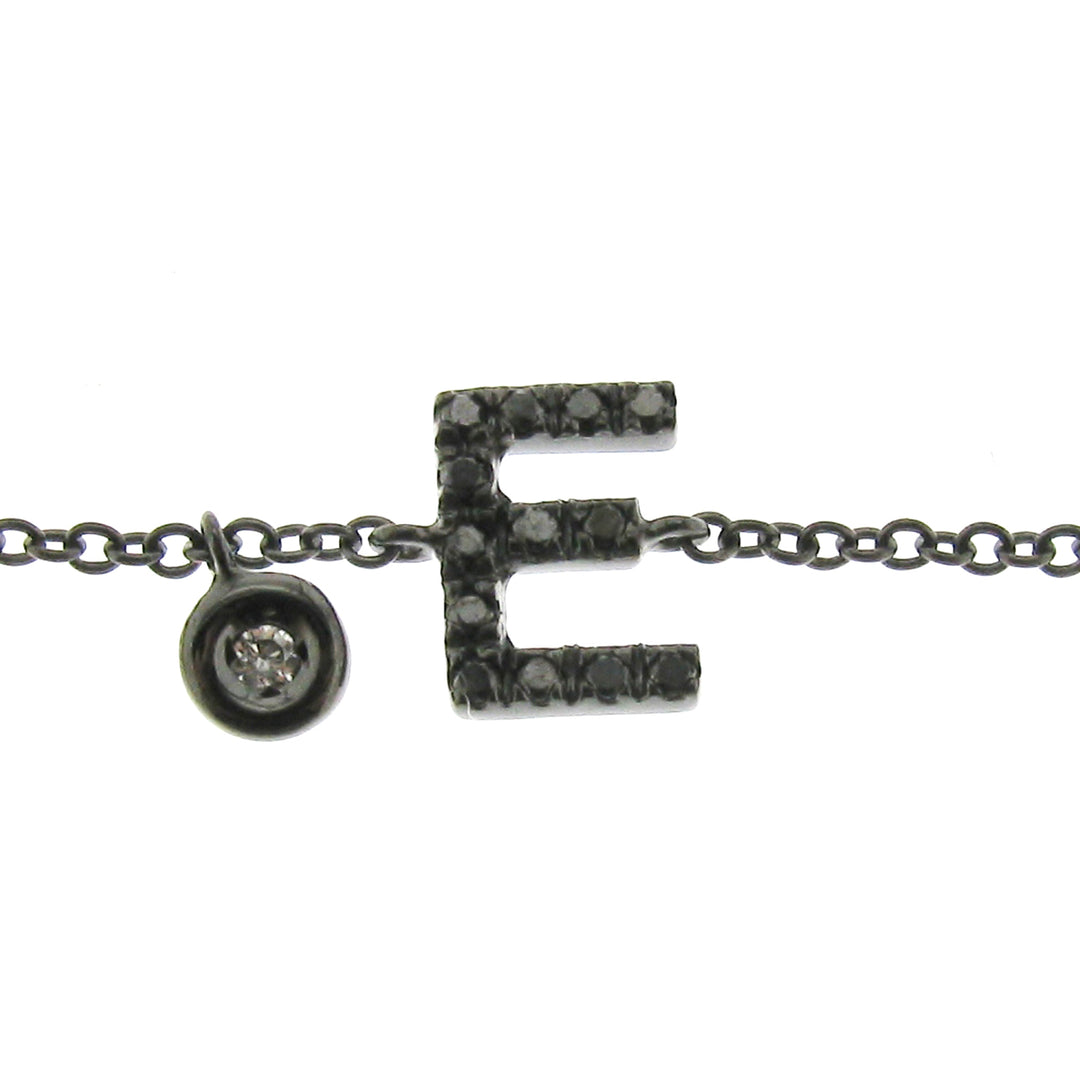 Golay armband ""e"" zwart BFPEN-12131110086