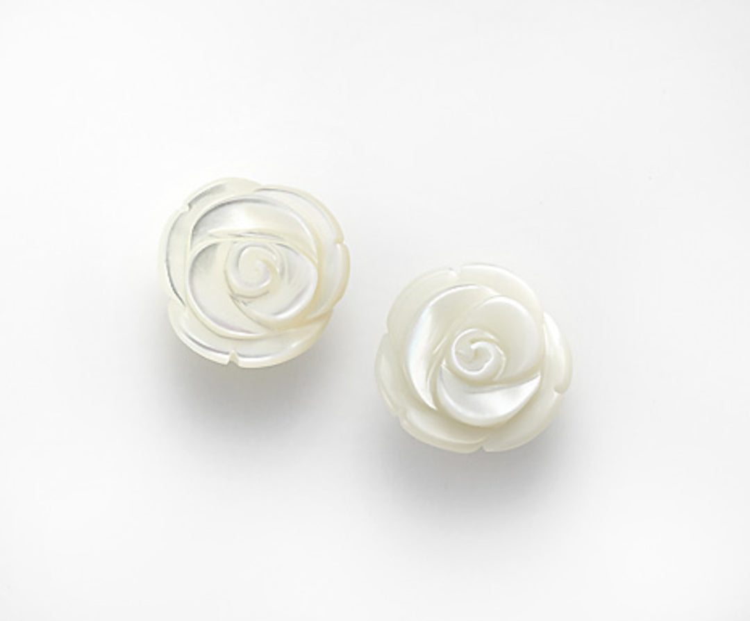 Mikiko oder 9k rosa Perlmutt 15mm MO1366R4ROSA015