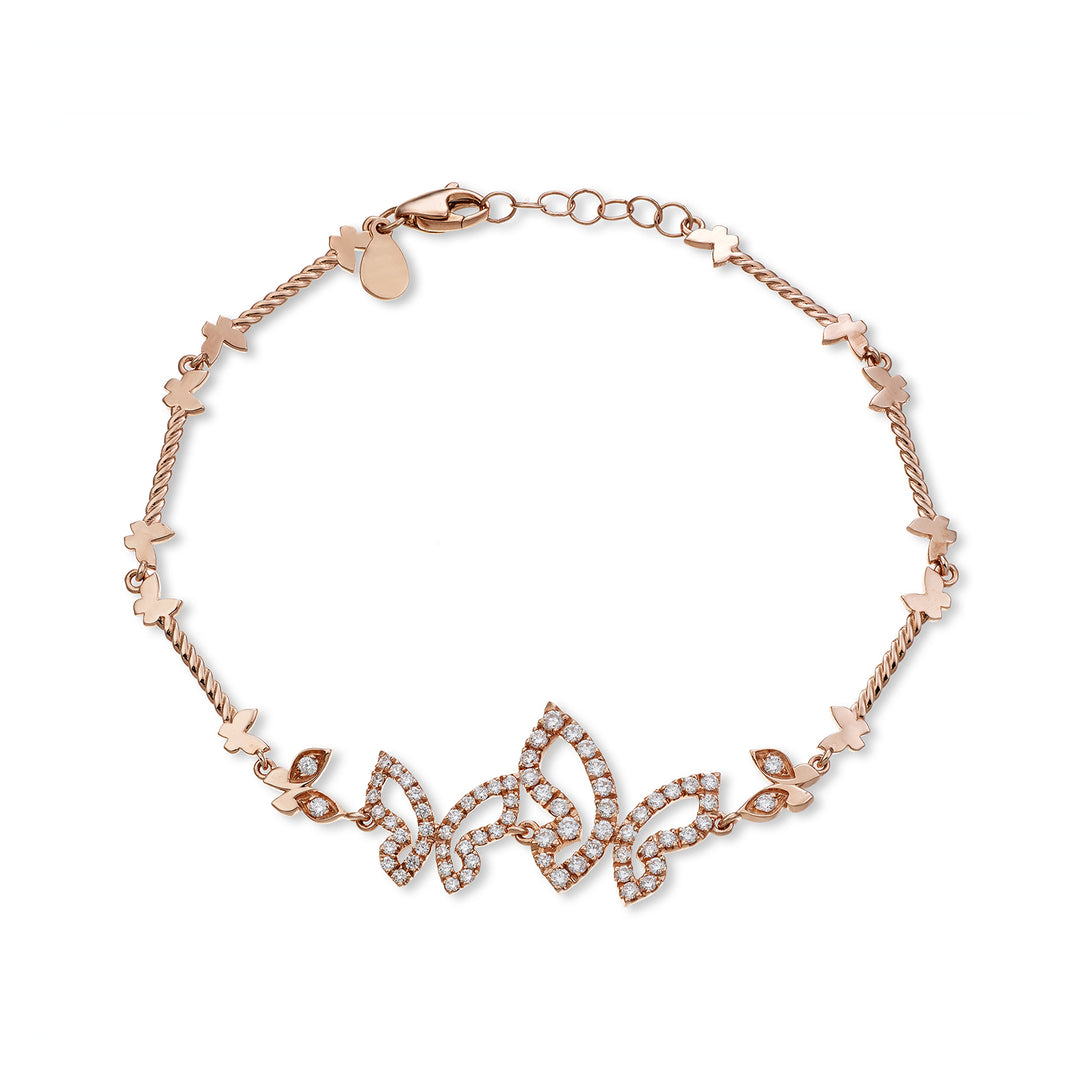 Golay mariposa armband met vlinders en diamanten 0,70 ct BFFA001DI-22186110009