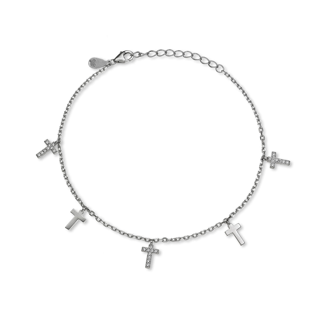 Mikiko br ag925 witte swarovski edelstenen MB7425A4BIANCO0