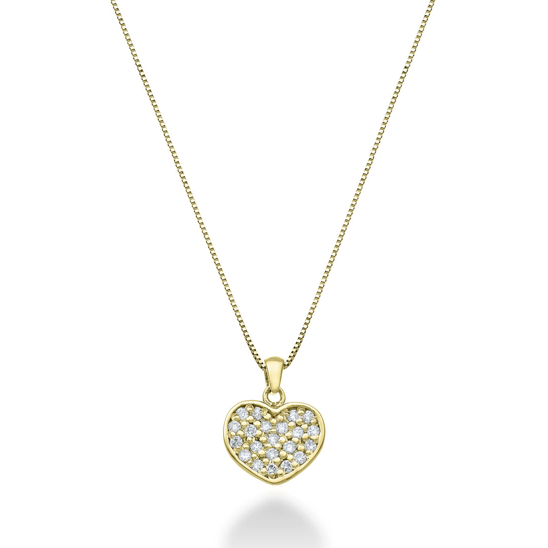 Nihama cl 18k hart 0,13 ct geelgoud ND5167O1BR013
