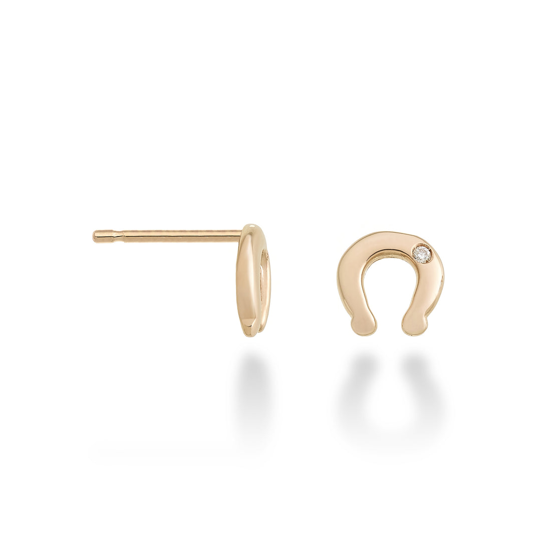 Nihama oder 18 Karat Hufeisen 0,02 ct Roségold NO5114O3BR002