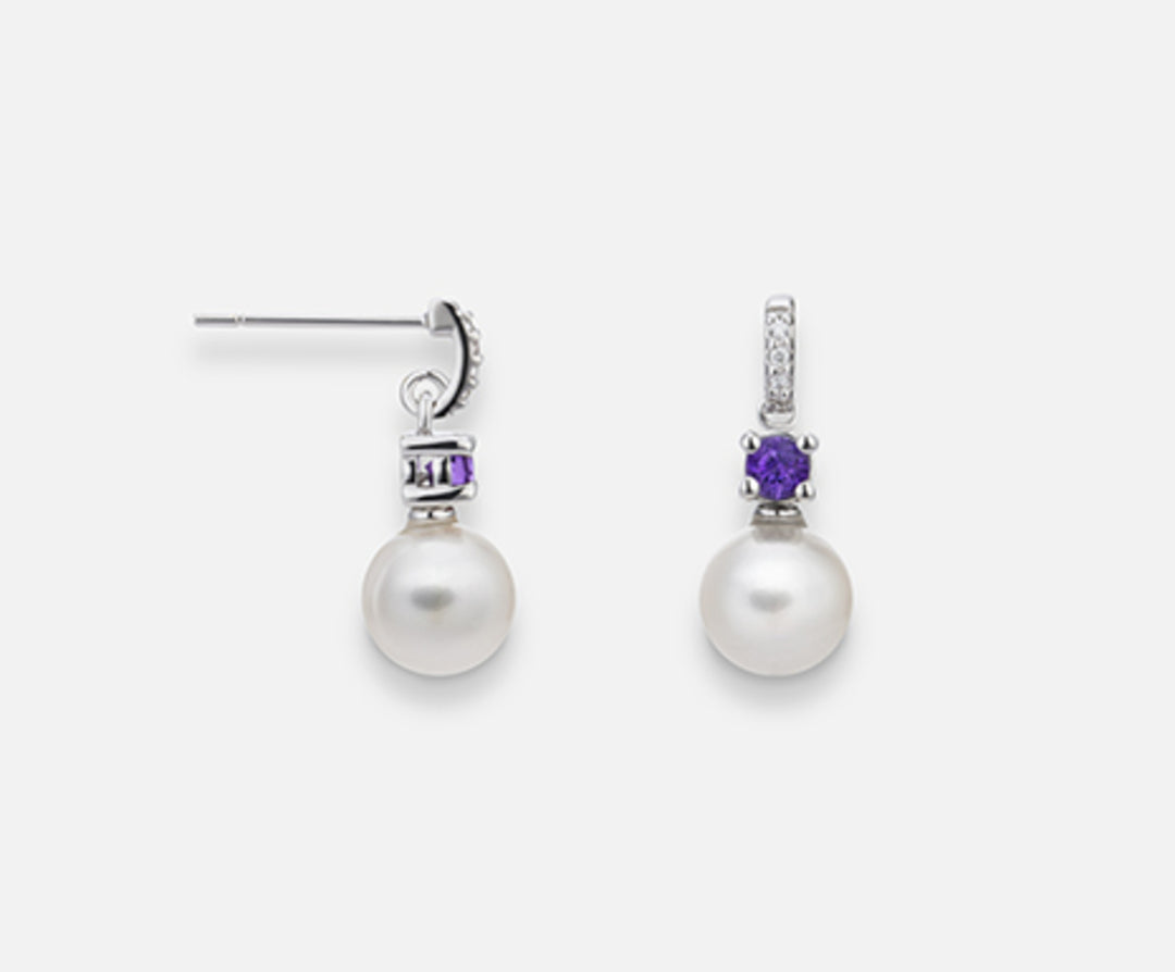 Nihama oder 18k fw 6,5/7 runder Amethyst, mm2,75 ct.0,17 dia ct.0,02 NO1530O4FABI065