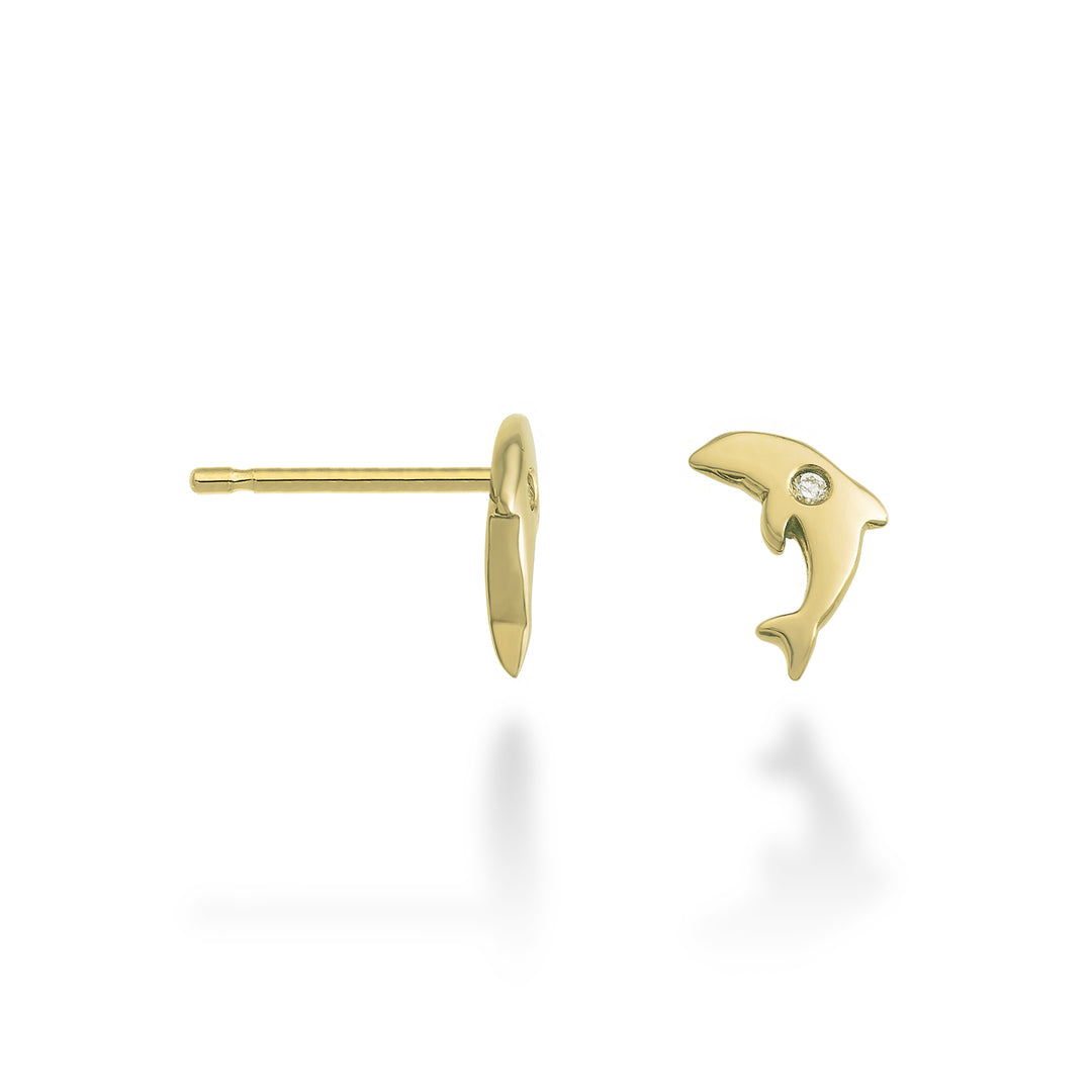 Mikiko or 18k dolphin 0.02 ct yellow gold MO5116O1BR002