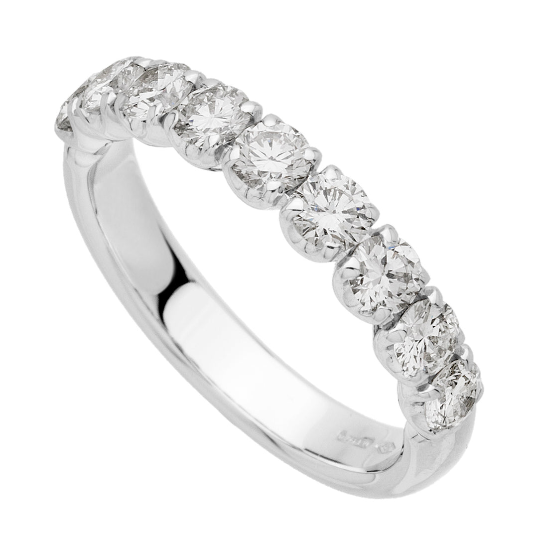 Golay linear riviera ring 9 stones AFP1226-19205110066