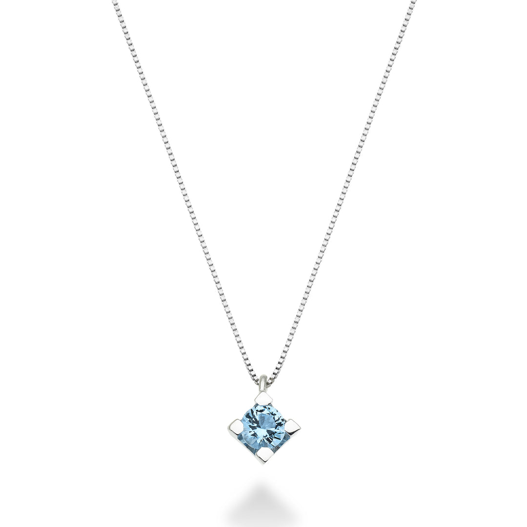 Nihama cl 18k ct.0,20 blauer Schweizer Topas ND5040O4TPSW