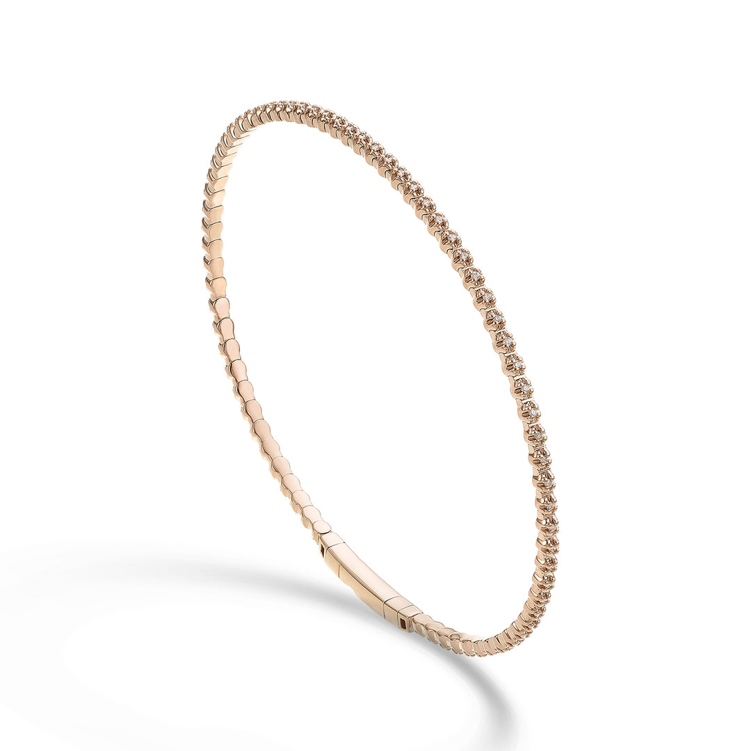 Golay br 18k tennis flex diam. 0.18 ct rose gold 17 cm GBFLEX006DIO3